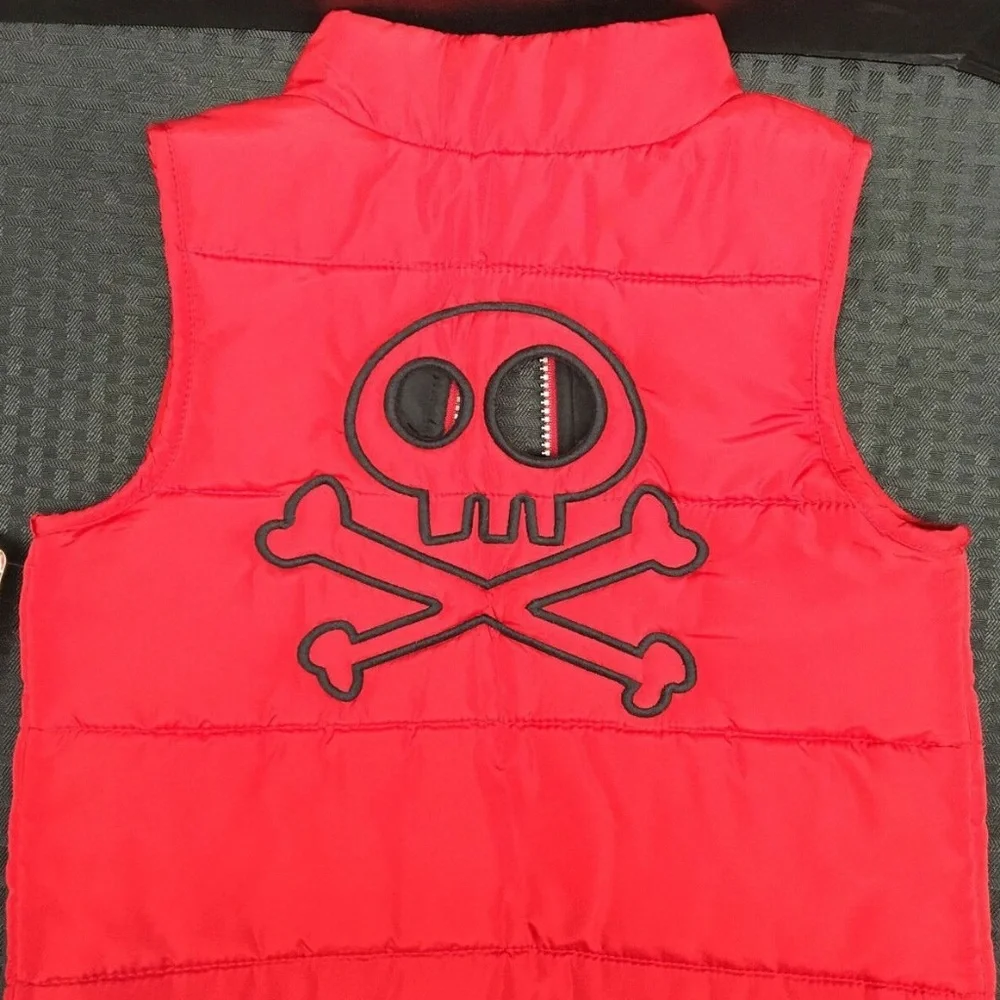 Disney Sleeveless Red Pirate Jake Vest 2T